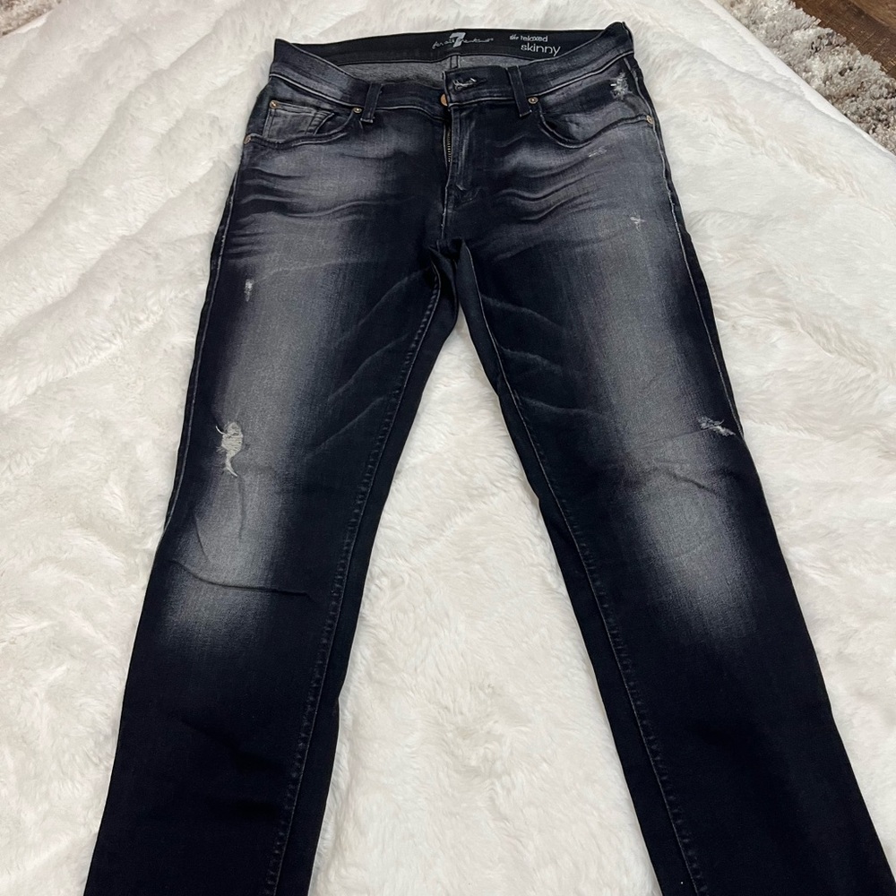 7 For All Mankind Black Women's Jeans